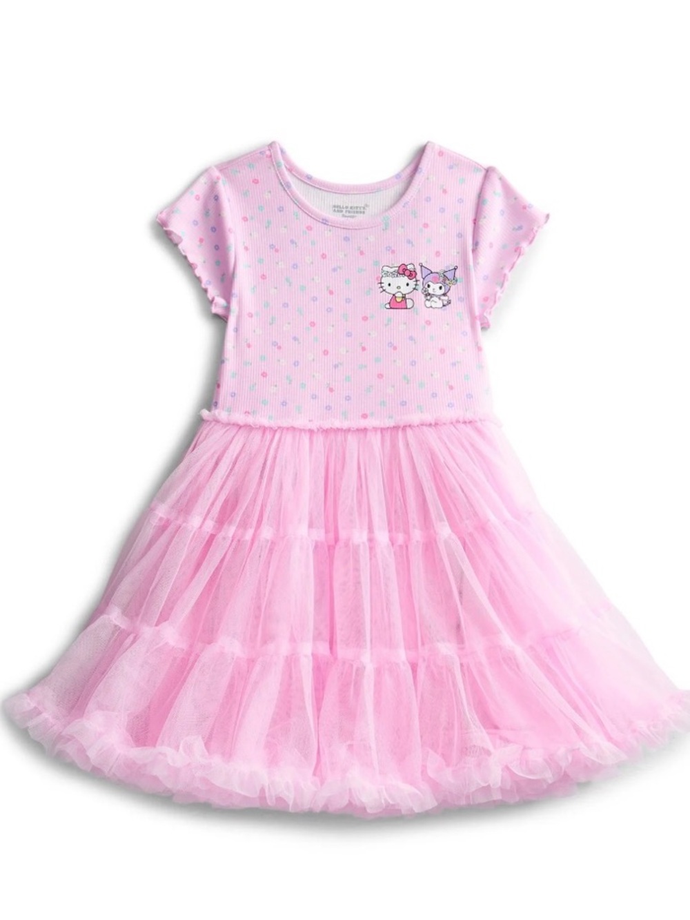 Sanrio Hello Kitty Pink Tutu Dress with Ruffled Tulle
